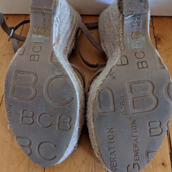 Kahki wedge sandals - Picture 5 of 5